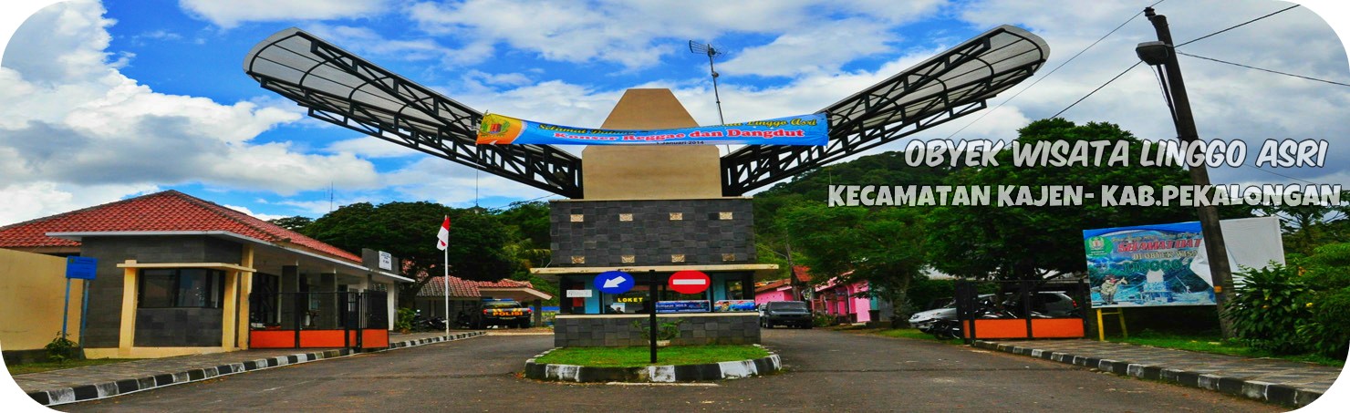 Air Terjun Buatan di Taman Wisata Linggo Asri