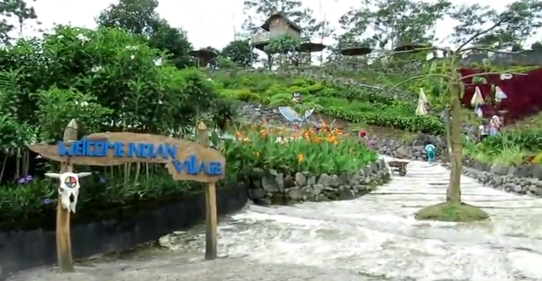 Petunjuk arah menuju Kampung Indian Kediri