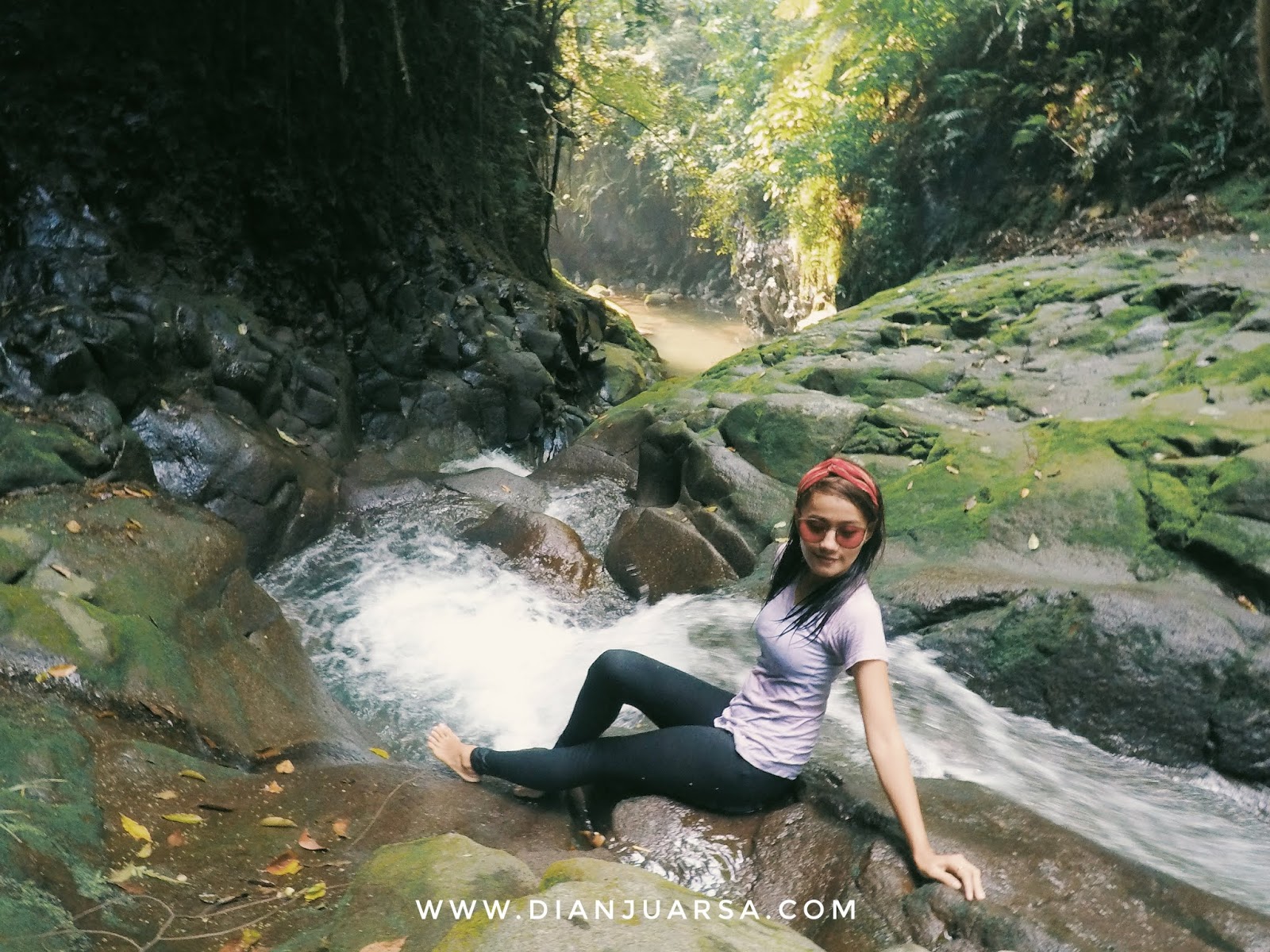 Fasilitas di Curug Goa Lumut