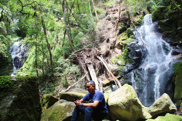 Air Terjun Kembar di Taman Simalem Resort