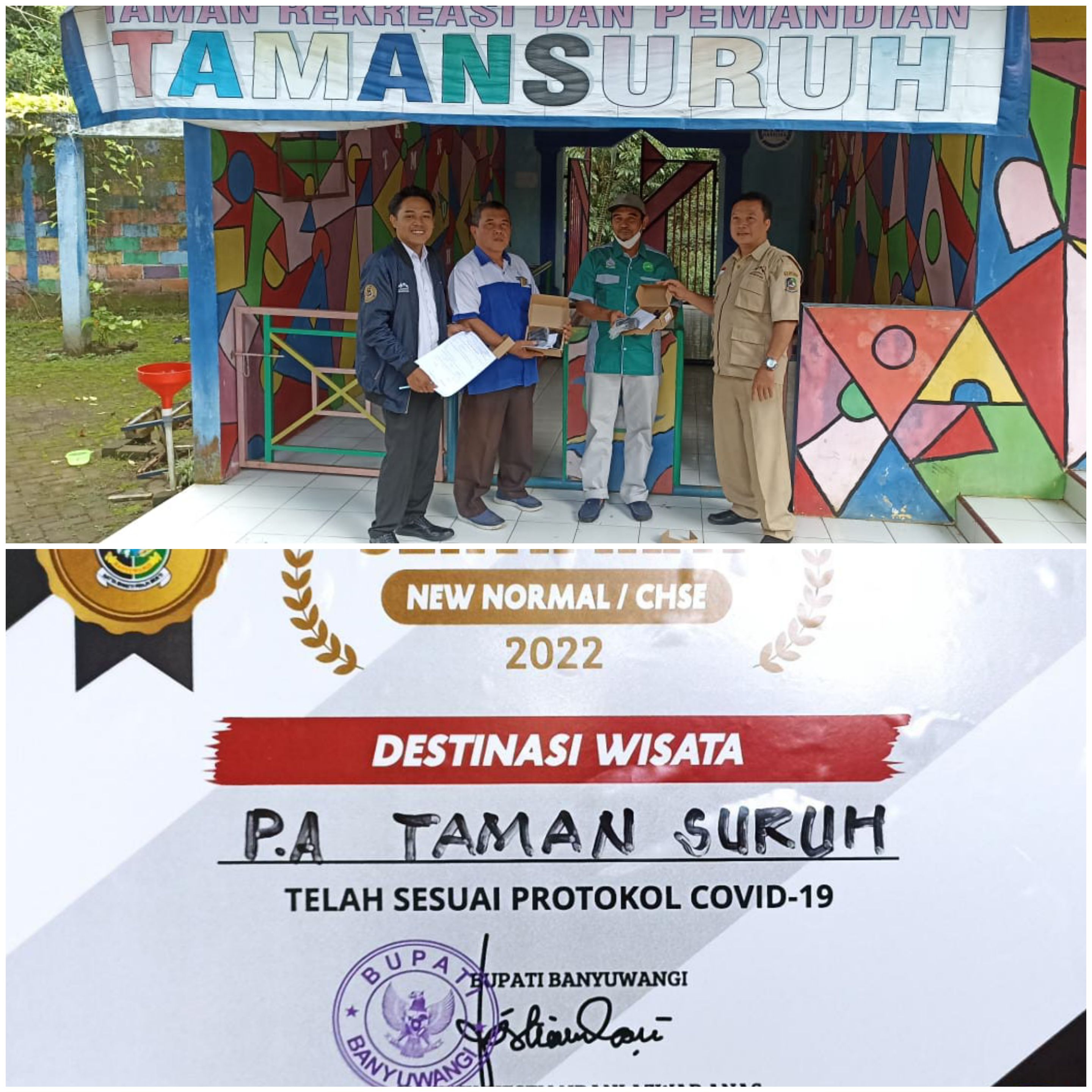 Fasilitas Pemandian Taman Suruh