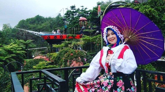 Pemandangan indah di Pondok Cai Pinus Kuningan