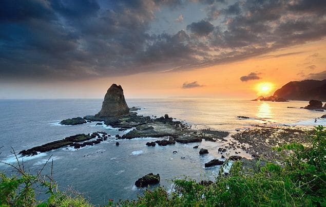 Sunset Pantai Papuma