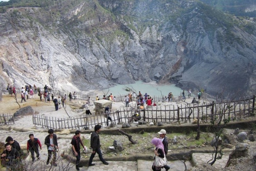 Keindahan alam Tangkuban Perahu